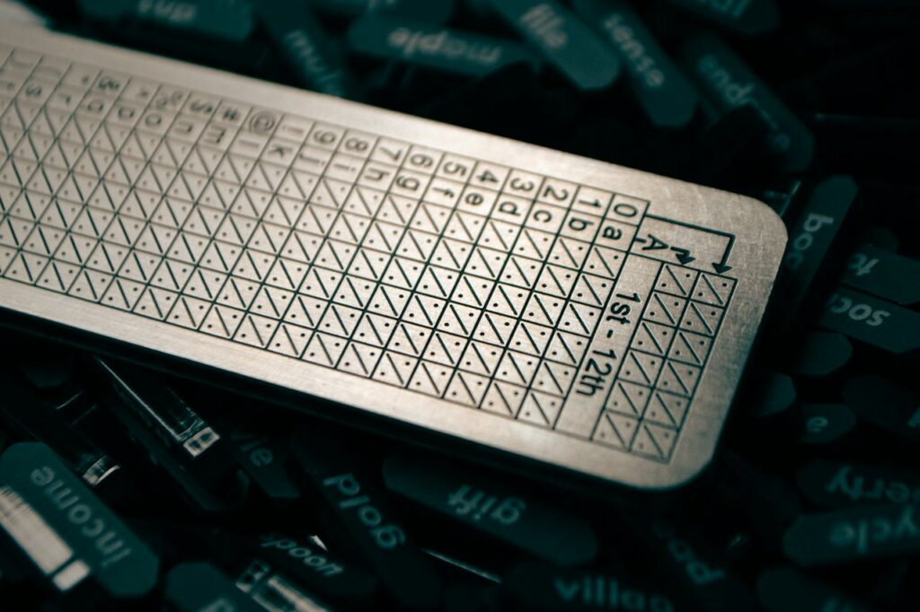 Crypto Security Recovery Seed Steel Plate